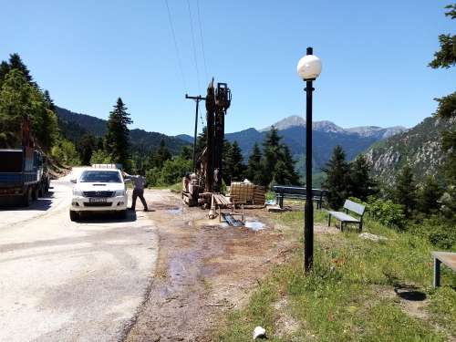 Άρχισαν οι γεωτρήσεις για την  οριστική τελική μελέτη των 8 χλμ... την Παρασκευή 20.5.2022... εδώ η πρώτη γεώτρηση στην...